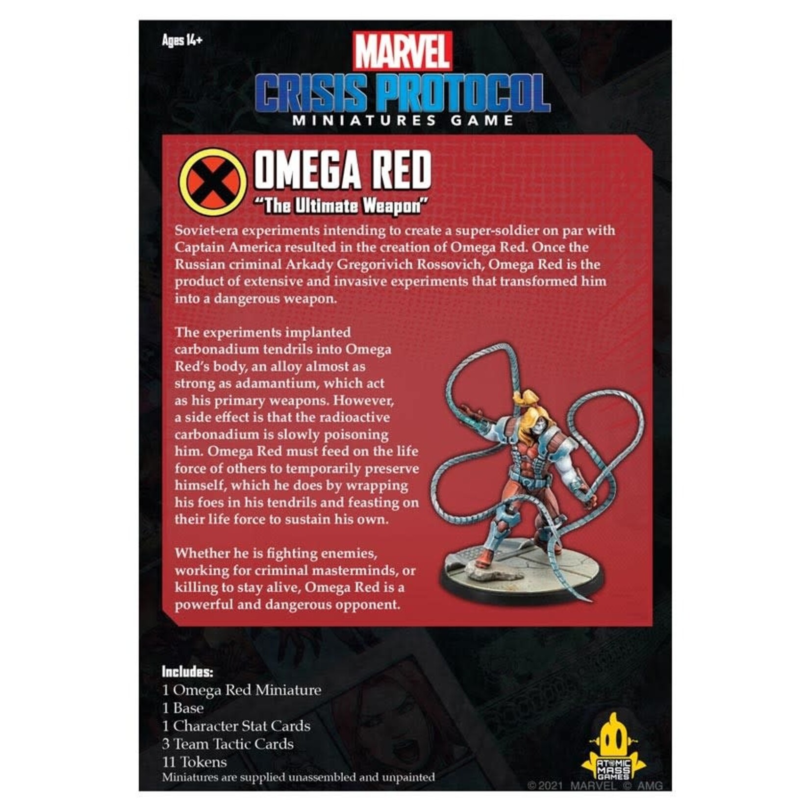 Atomic Mass Games Marvel: Crisis Protocol - Omega Red Character Pack