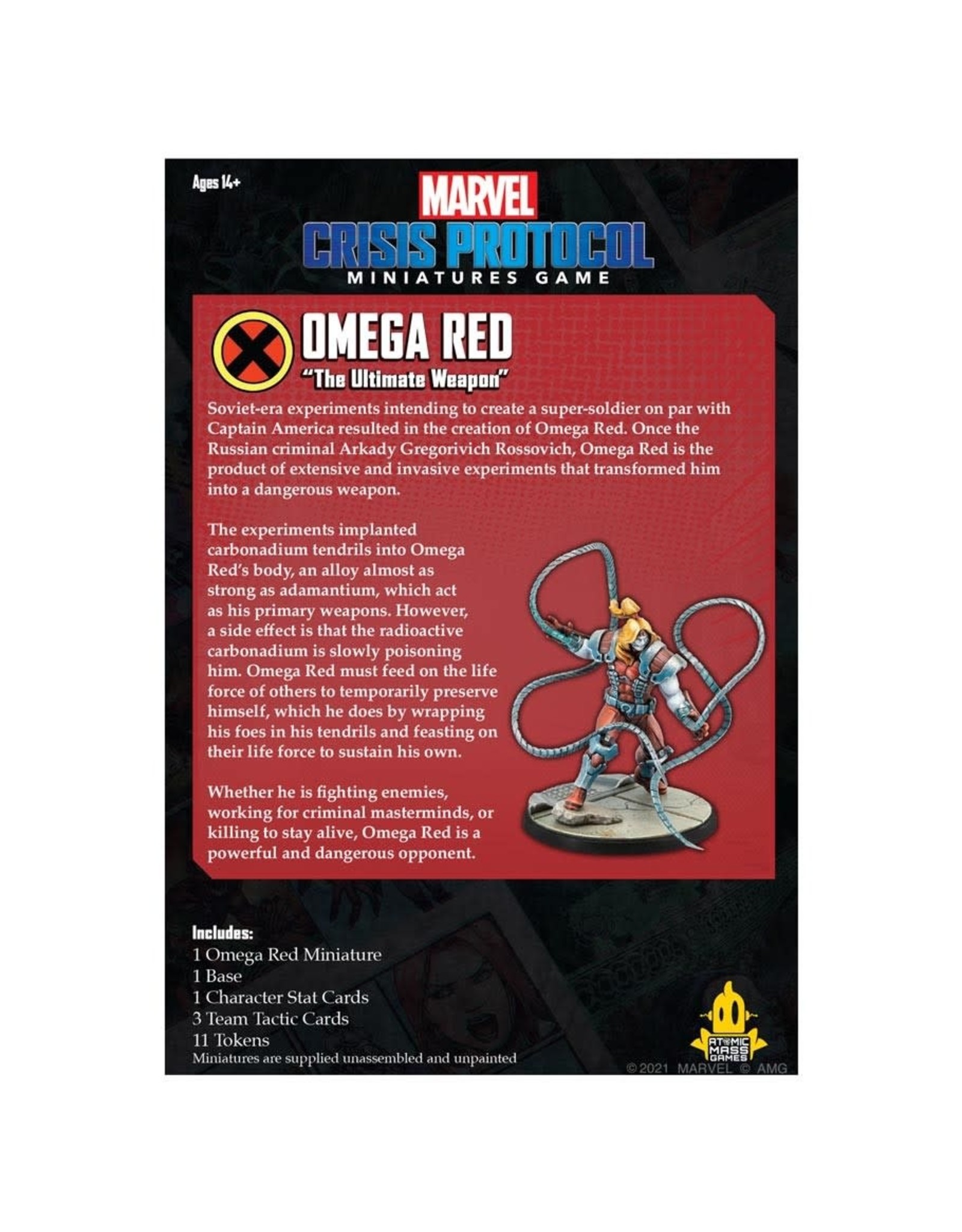 Atomic Mass Games Marvel: Crisis Protocol - Omega Red Character Pack