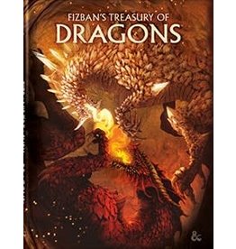 Wizards of the Coast Dungeons and Dragons RPG: Fizban`s Treasury of Dragons Hard Cover - Alternate Cover