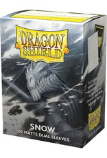 Arcane Tinmen Dragon Shields: (100) Matte Dual - Snow