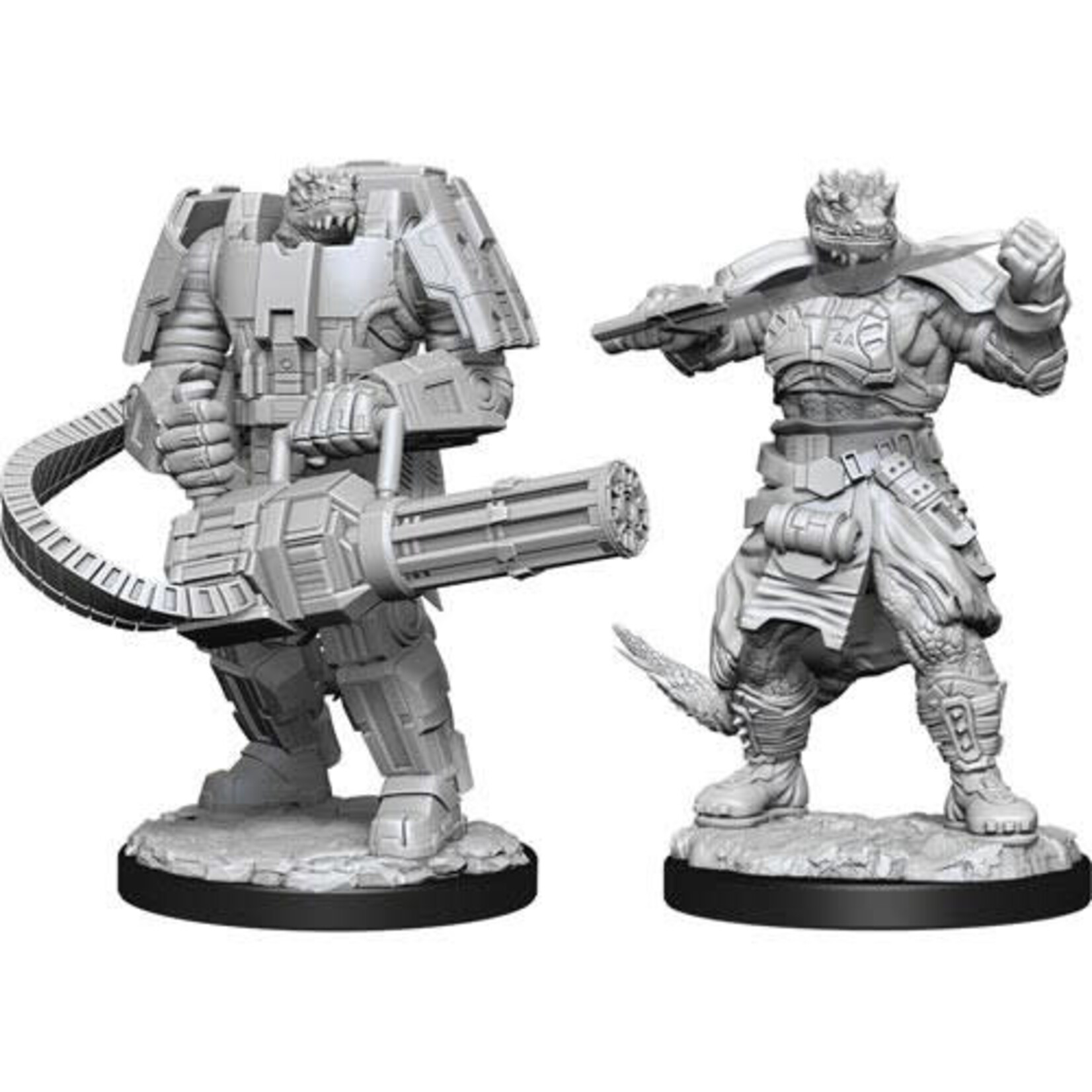 WizKids Starfinder Deep Cuts Unpainted Miniatures: W15 Vesk Soldier