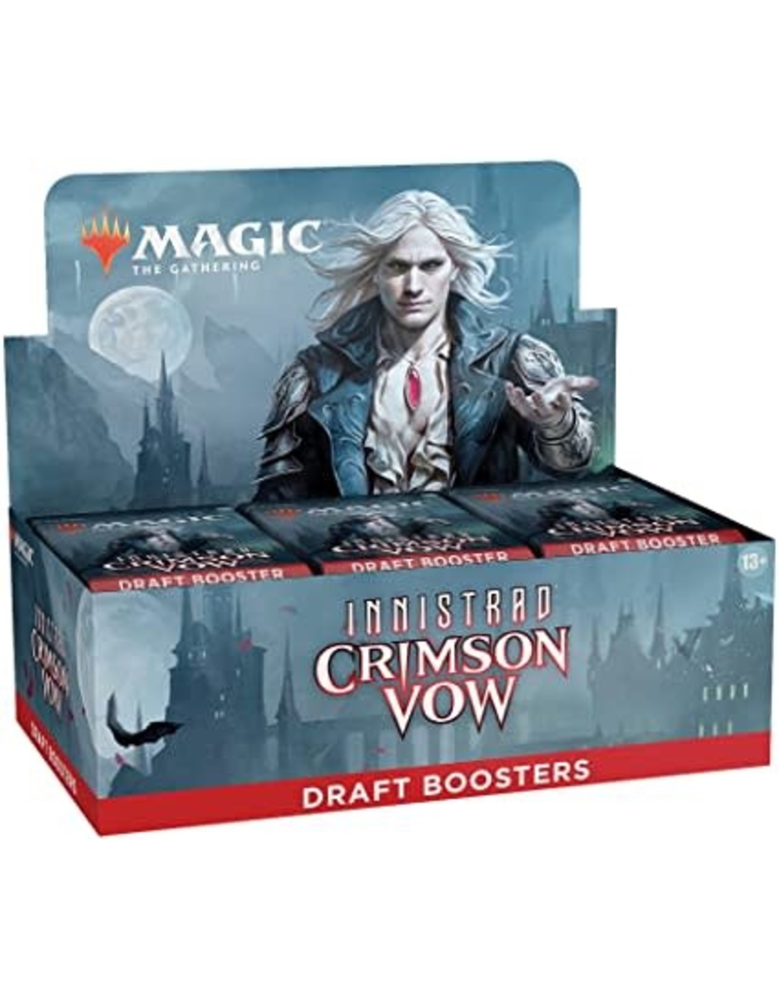 Wizards of the Coast Magic the Gathering CCG: Innistrad - Crimson Vow Draft Booster Box