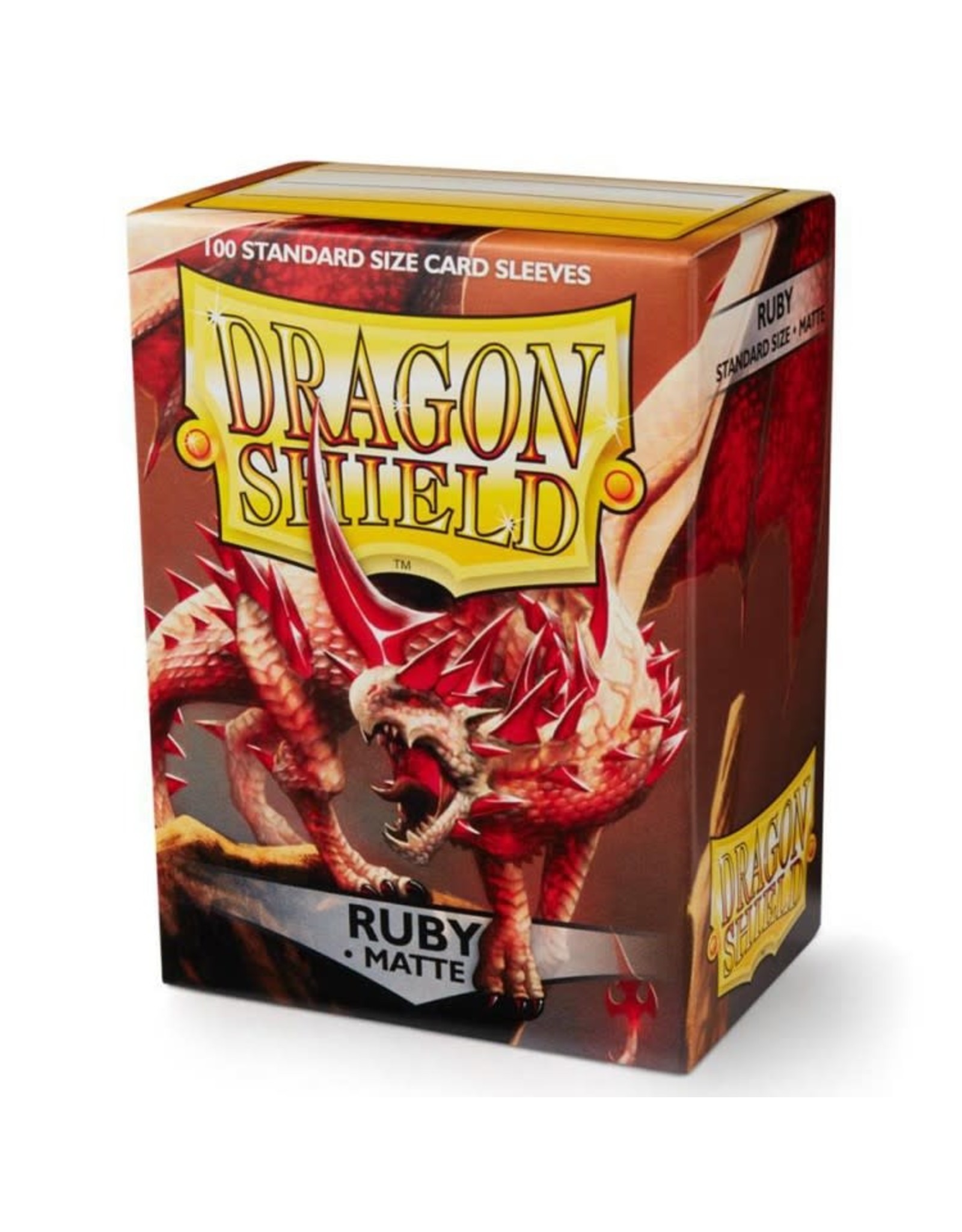 Arcane Tinmen Dragon Shields: (100) Matte Ruby