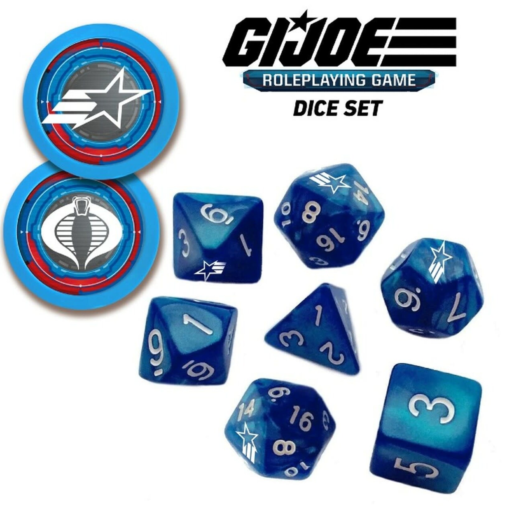 Renegade Game Studios G.I. JOE RPG: Dice Set (8)