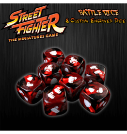 Jasco Street Fighter: The Miniatures Game Red Battle Dice