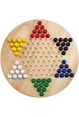 go! Chinese Checkers - Solid Wood Board