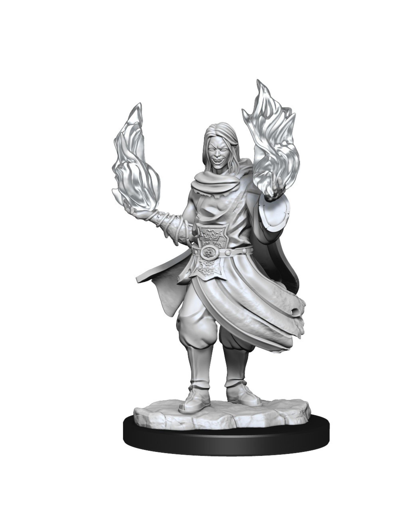WizKids Critical Role Unpainted Miniatures: W1 Hollow One Rogue and Sorceror Male