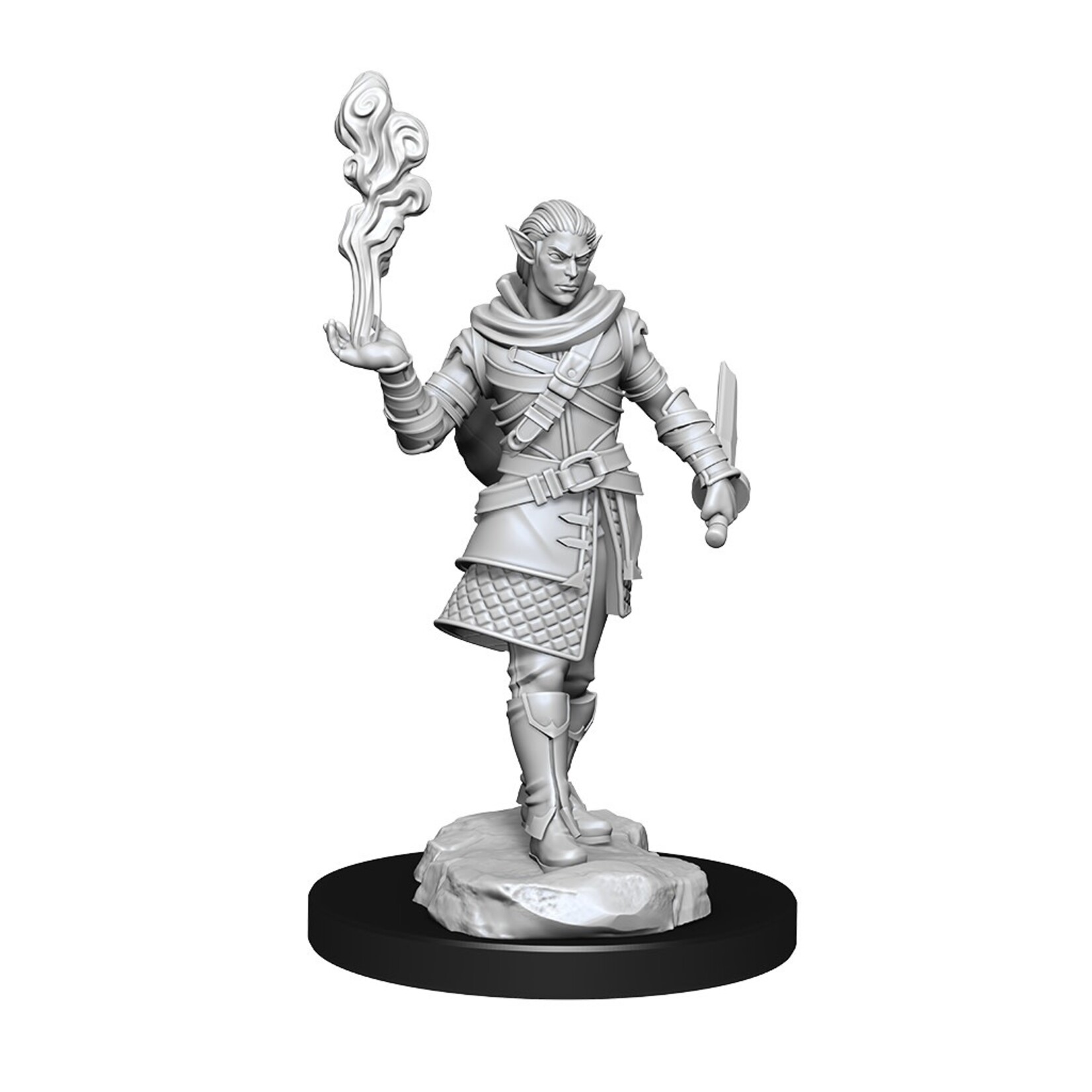WizKids Critical Role Unpainted Miniatures: W1 Pallid Elf Rogue and Bard Male