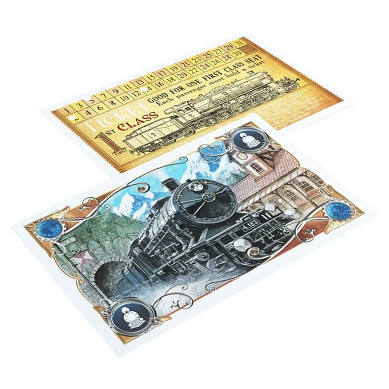 GameGenic DP: Ticket to Ride: EU Art Sleeves(100)