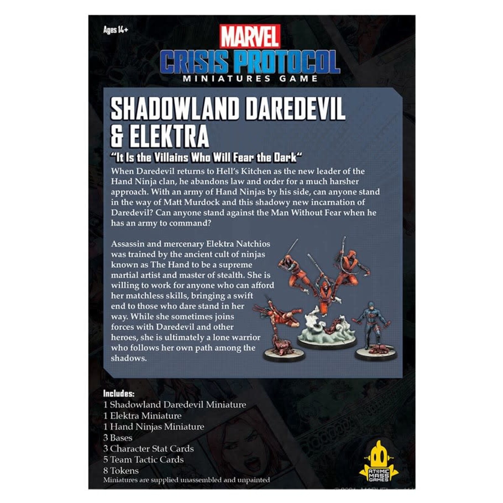 Atomic Mass Games Marvel: Crisis Protocol - Shadow Daredevil & Elektra