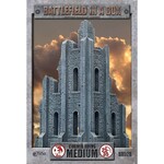 Gale Force 9 Battlefield in a Box: Gothic Battlefields: Medium Corner Ruin (x1)