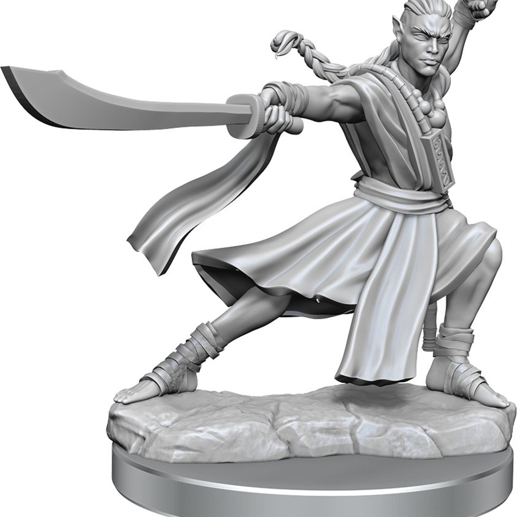 WizKids Dungeons & Dragons Frameworks: W01 Elf Monk Male