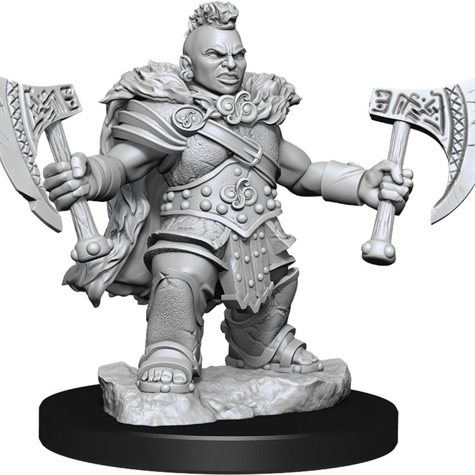 WizKids Dungeons & Dragons Frameworks: W01 Dwarf Barbarian Female