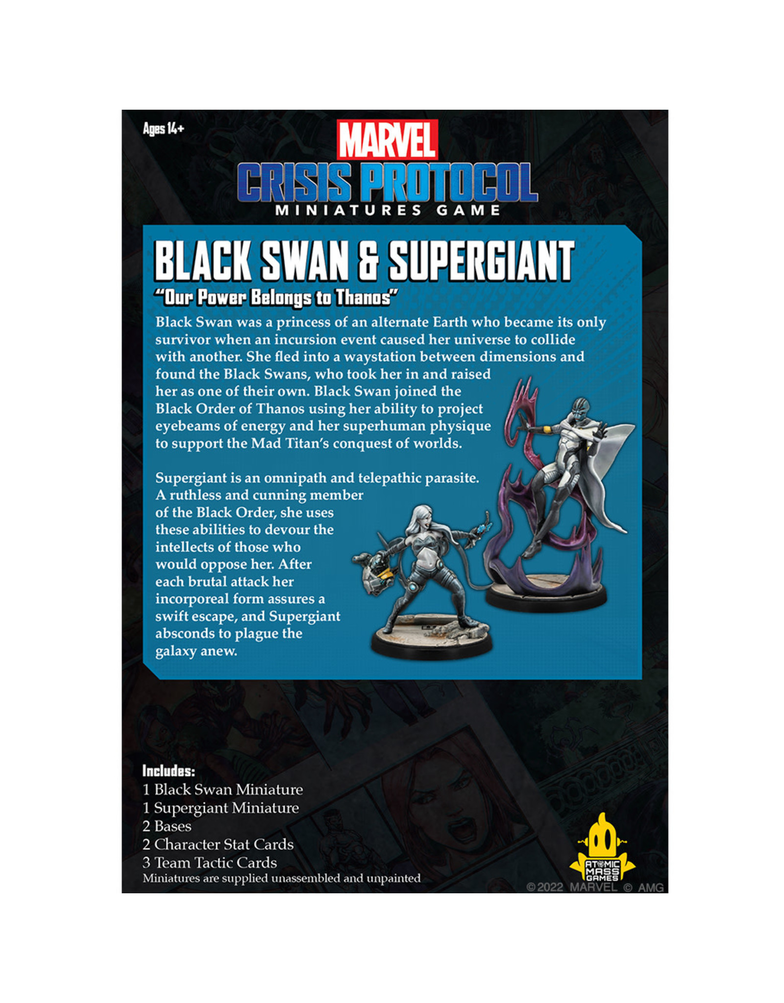 Atomic Mass Games Marvel: Crisis Protocol Black Swan & Supergiant