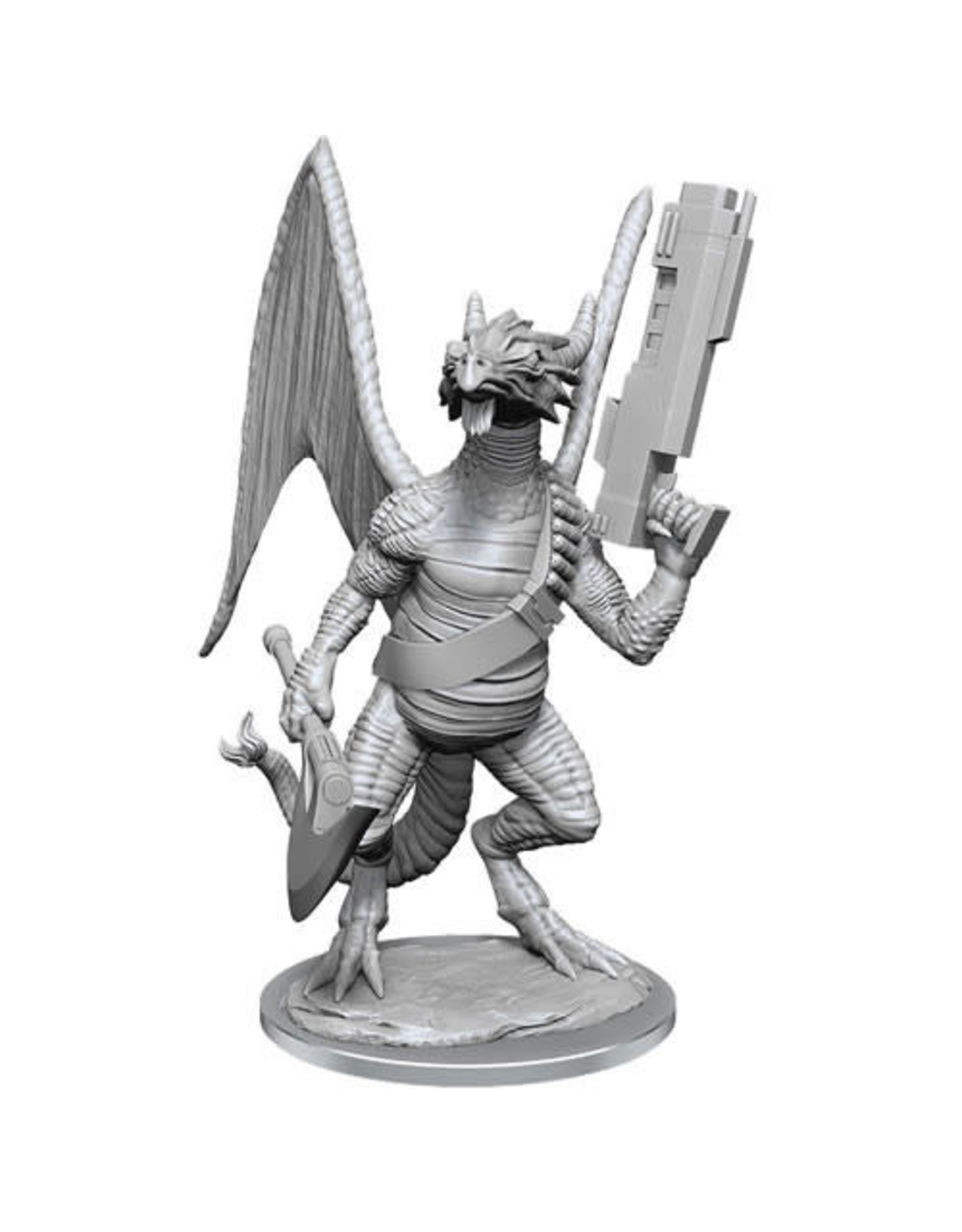 WizKids Starfinder Deep Cuts Unpainted Miniatures: W2 Dragonkin