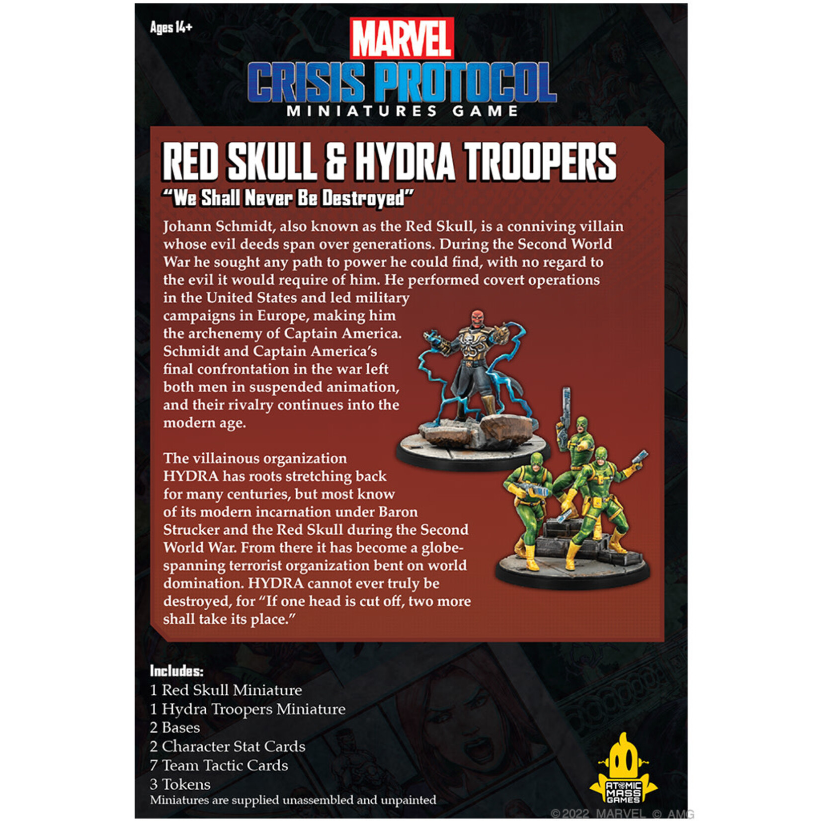 Atomic Mass Games Marvel: Crisis Protocol - Red Skull & Hydra Troops Marvel: Crisis Protocol - Red Skull & Hydra Troops