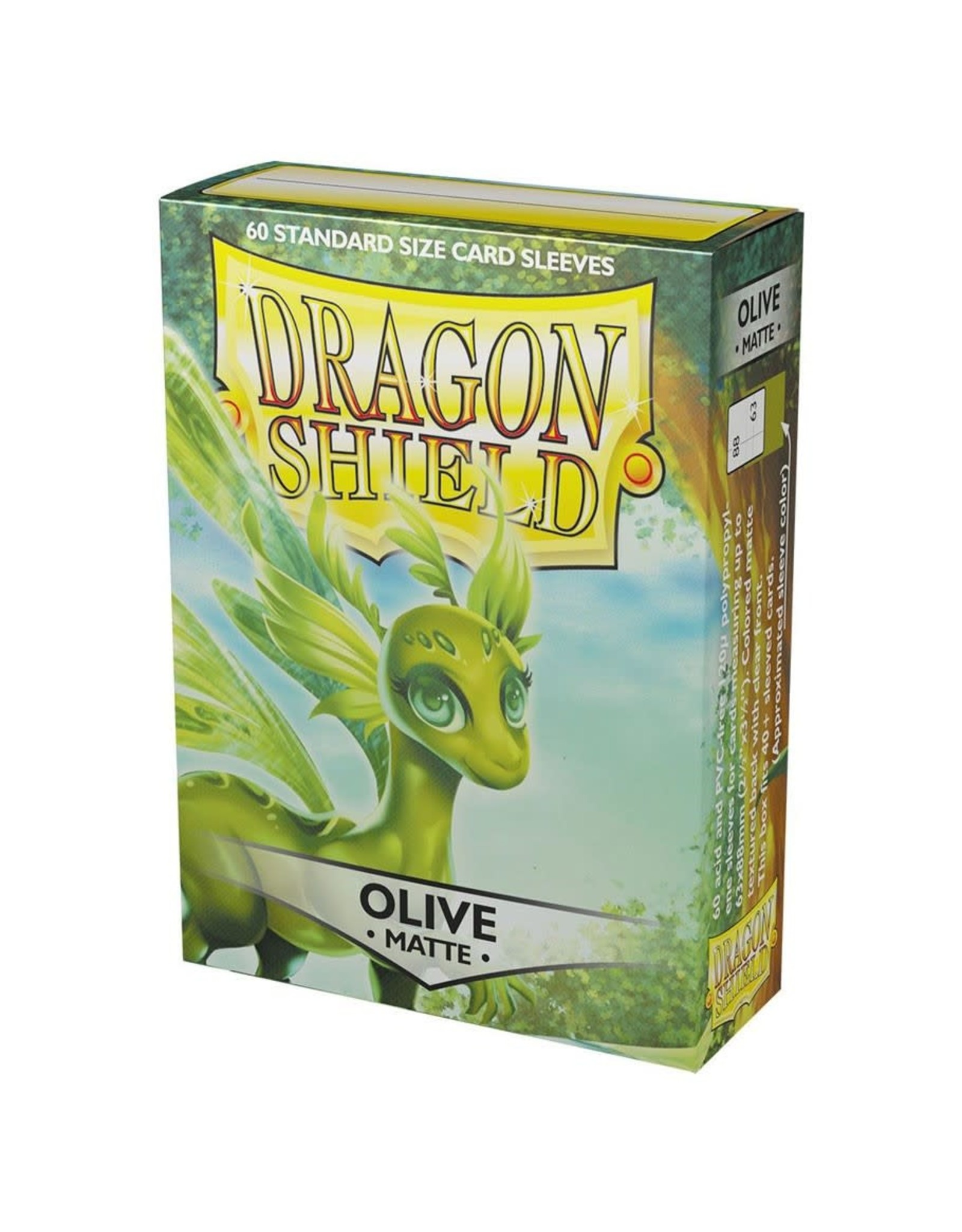 Arcane Tinmen Dragon Shields: (60) Matte Olive