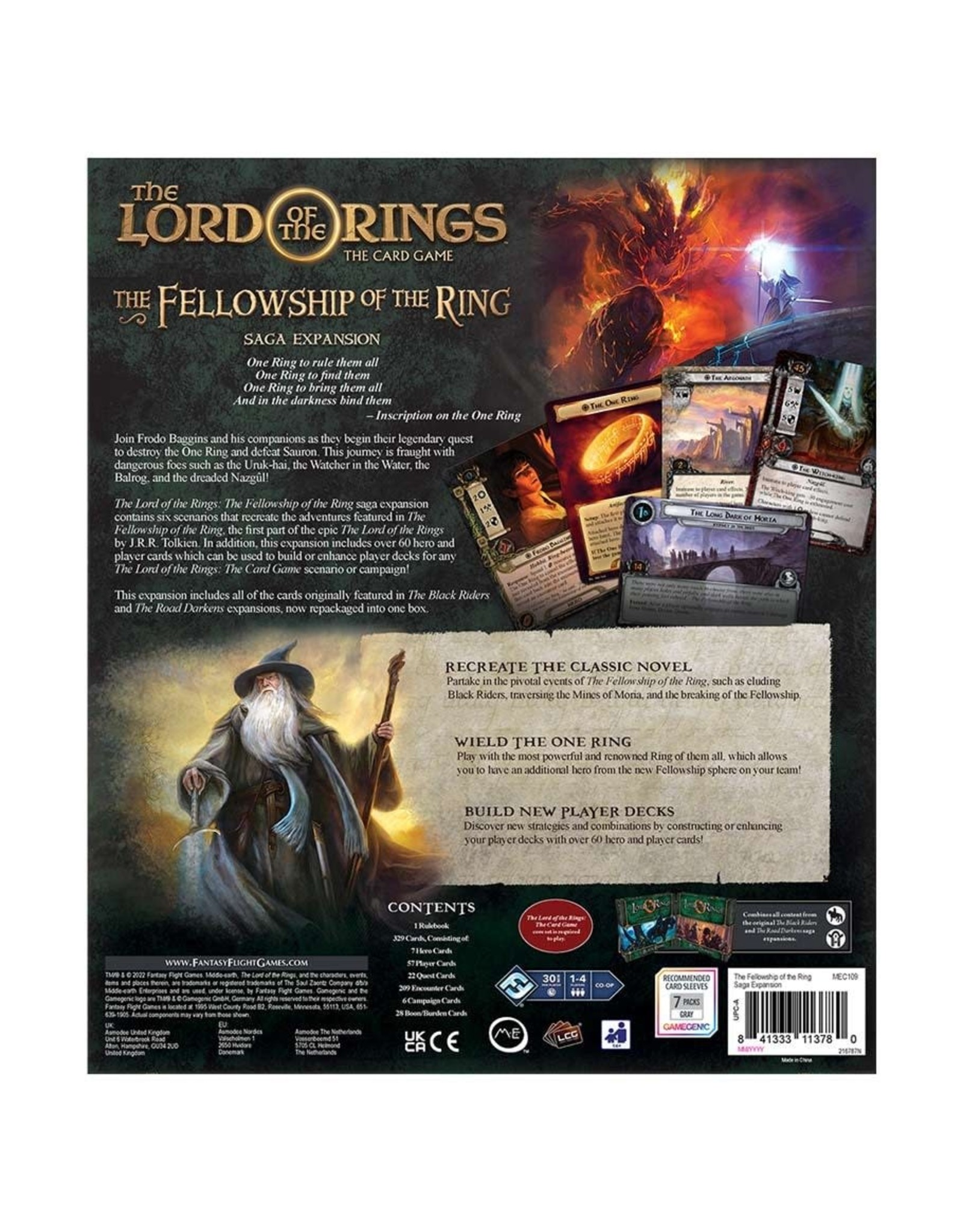 Asmodee The Lord of the Rings LCG: The Fellowship of the Ring Expansion