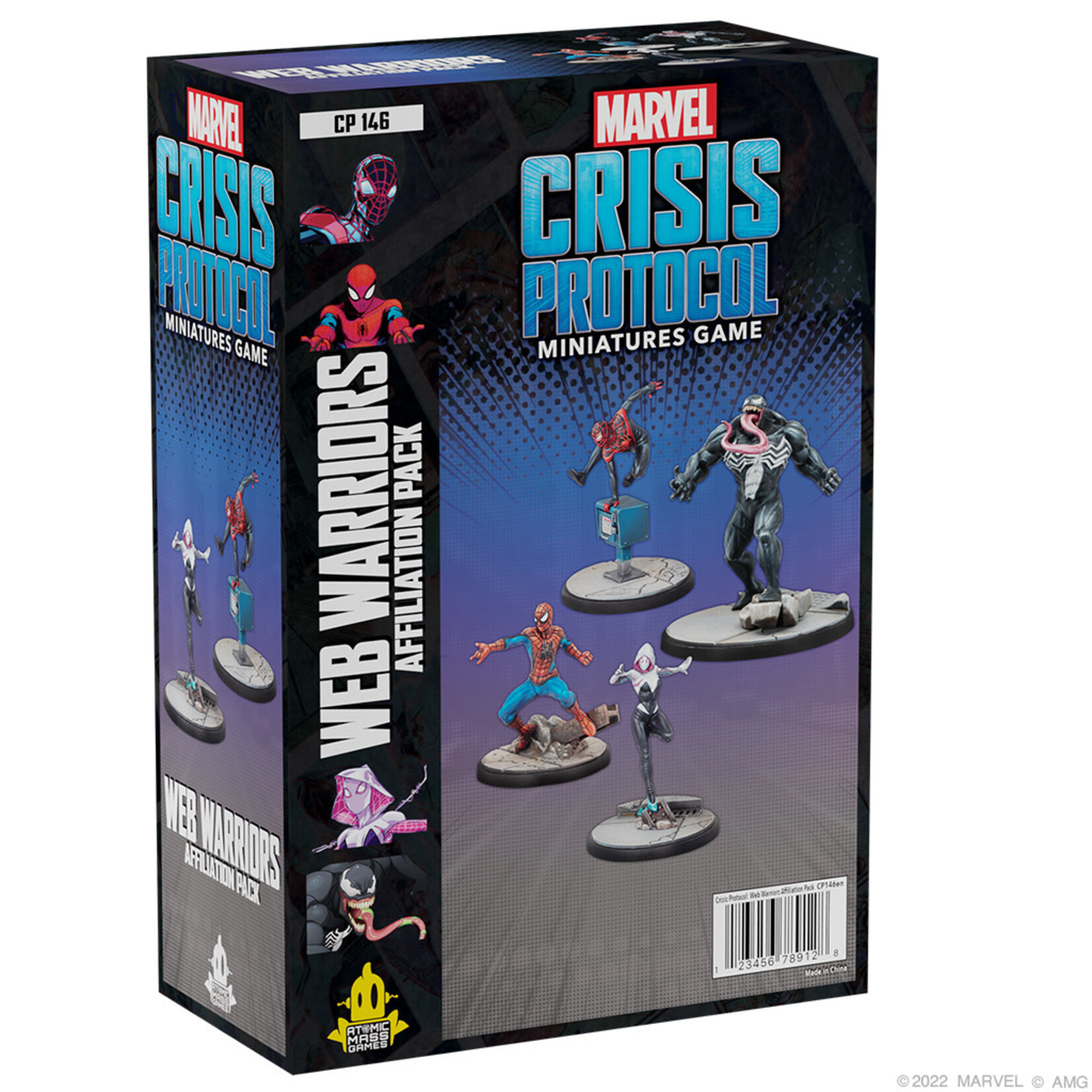 Atomic Mass Games Marvel: Crisis Protocol - Web Warriors Affiliation Pack