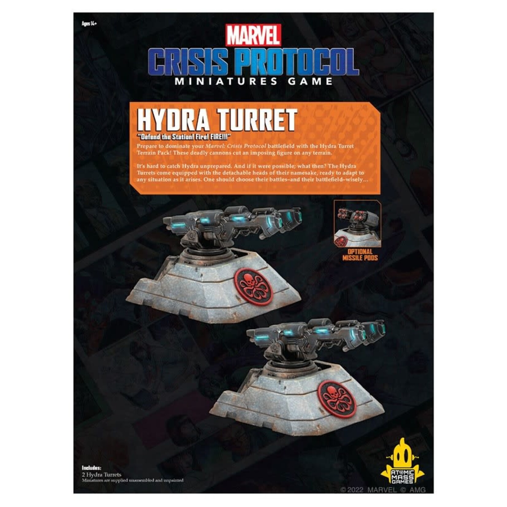 Atomic Mass Games Marvel: Crisis Protocol - Hydra Turret Terrain