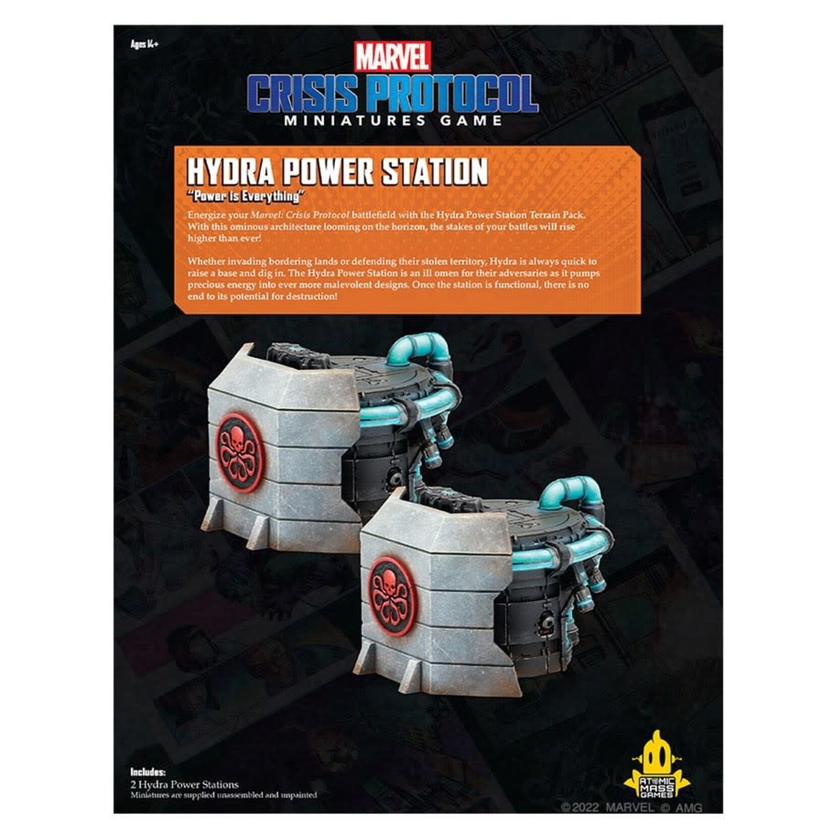 Atomic Mass Games Marvel: Crisis Protocol - Hydra Power Station Terrain