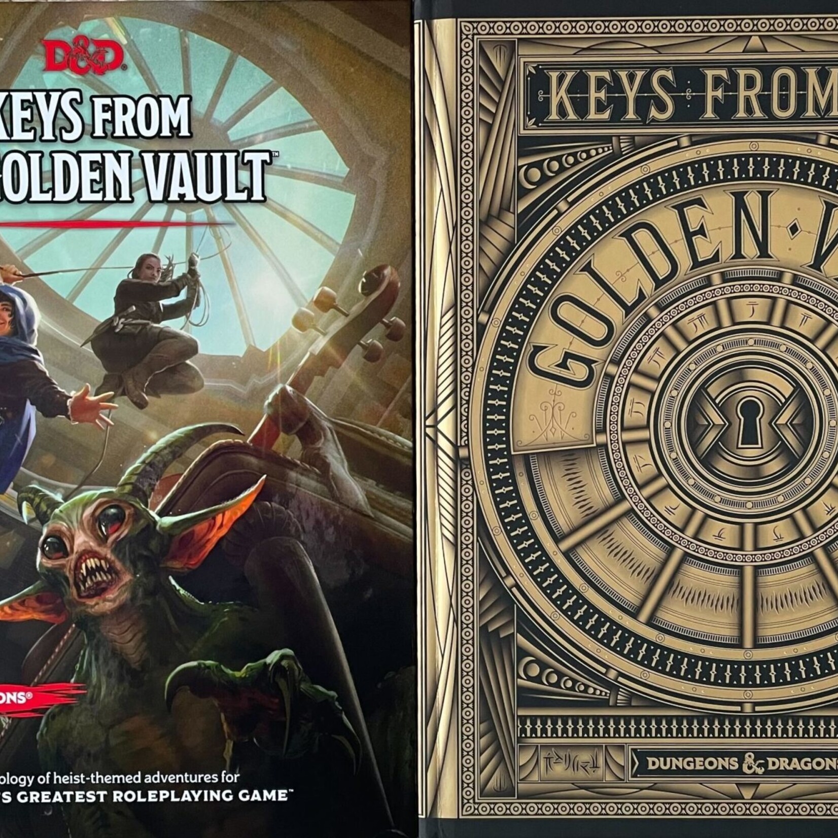Wizards of the Coast Dungeons & Dragons RPG: Keys From the Golden Vault Hard Cover - Alternate Cover