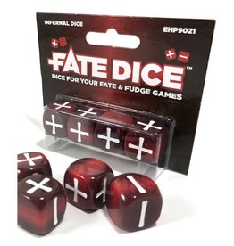 Evil Hat Productions Fate Dice: Infernal Dice