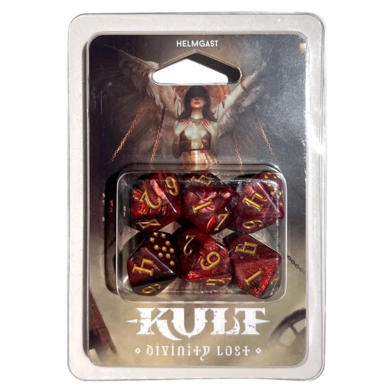 Modiphius Entertainment KULT: Divinity Lost: Dice (Inferno)