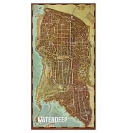 Gale Force 9 Dungeons & Dragons 5E RPG: Waterdeep - City Map
