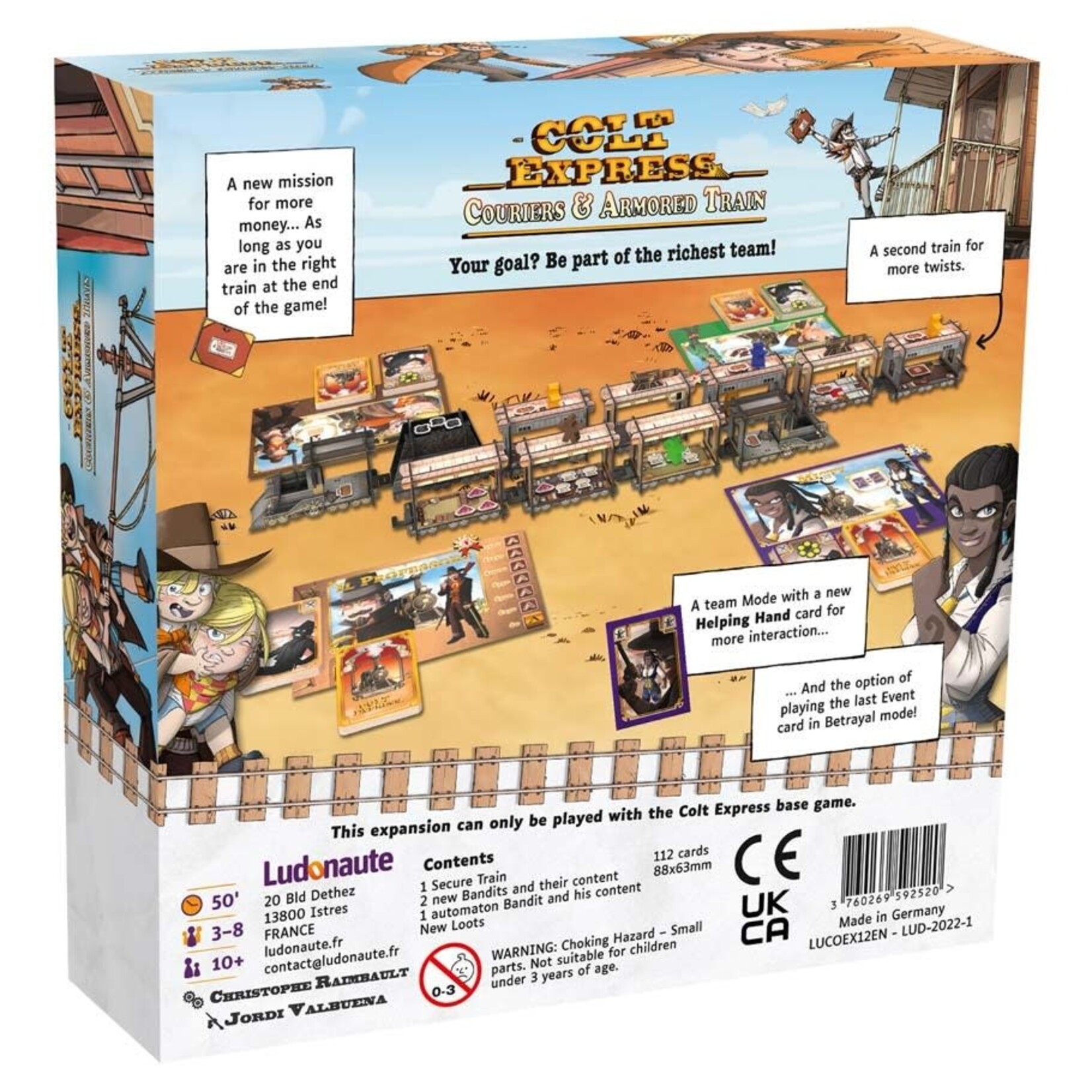 Asmodee Colt Express: Conveyors & Armored Train