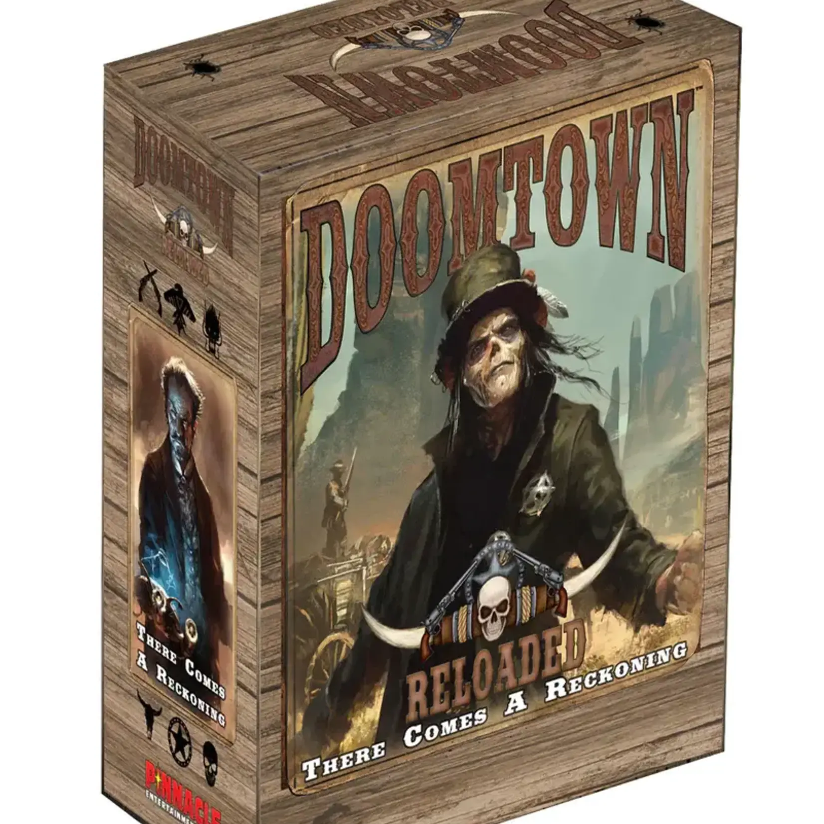 Pinebox Entertainment Doomtown Reloaded: Trunk w/ There Comes a Reckoning Expansion