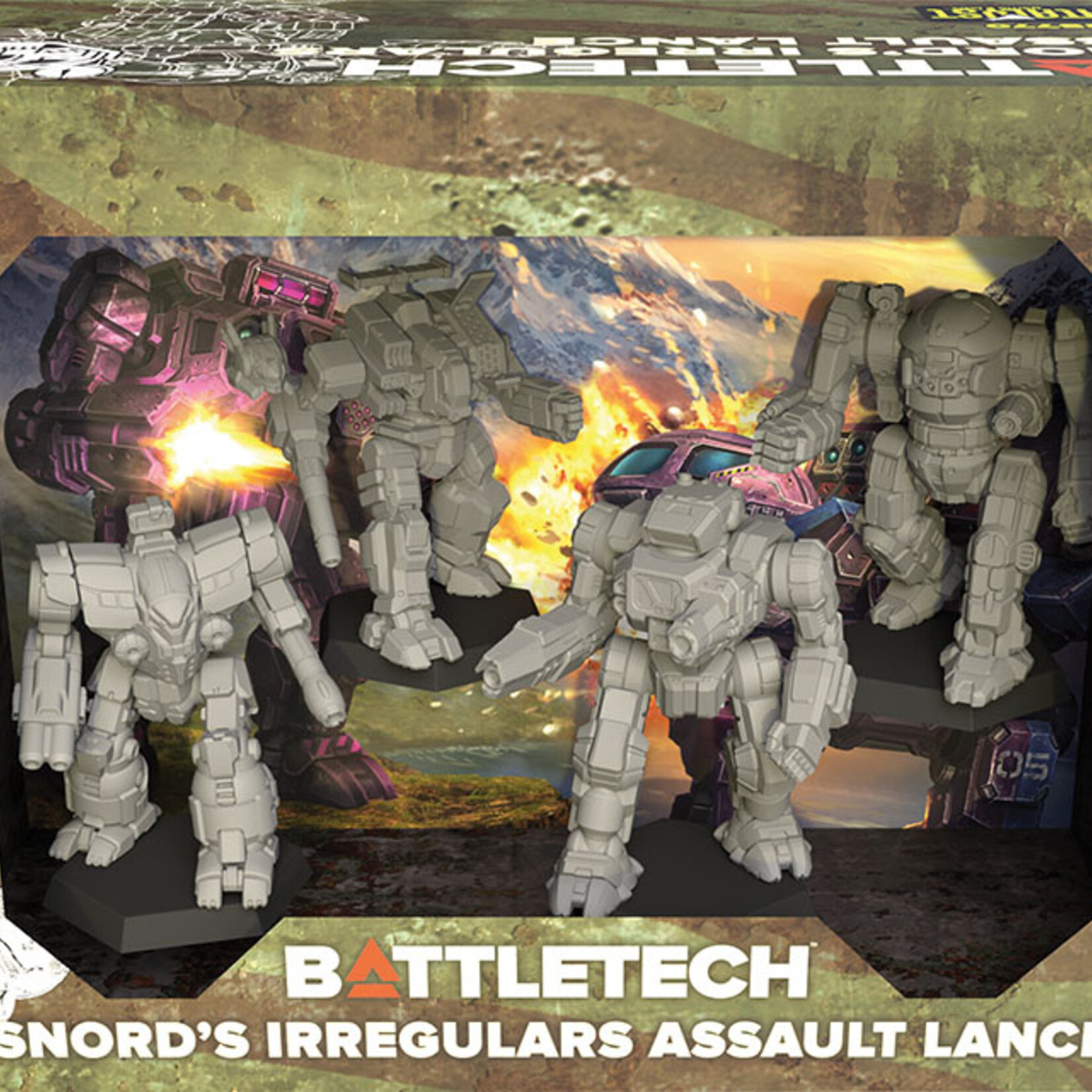Catalyst Game Labs BattleTech: Miniature Force Pack - Snords Irregulars Assault Lance