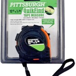 Pittsburgh QuikFind Tape Measure 12ft