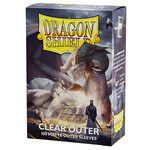 Arcane Tinmen Dragon Shield Sleeves: Standard- Matte Outer Sleeves - Clear (100ct.)