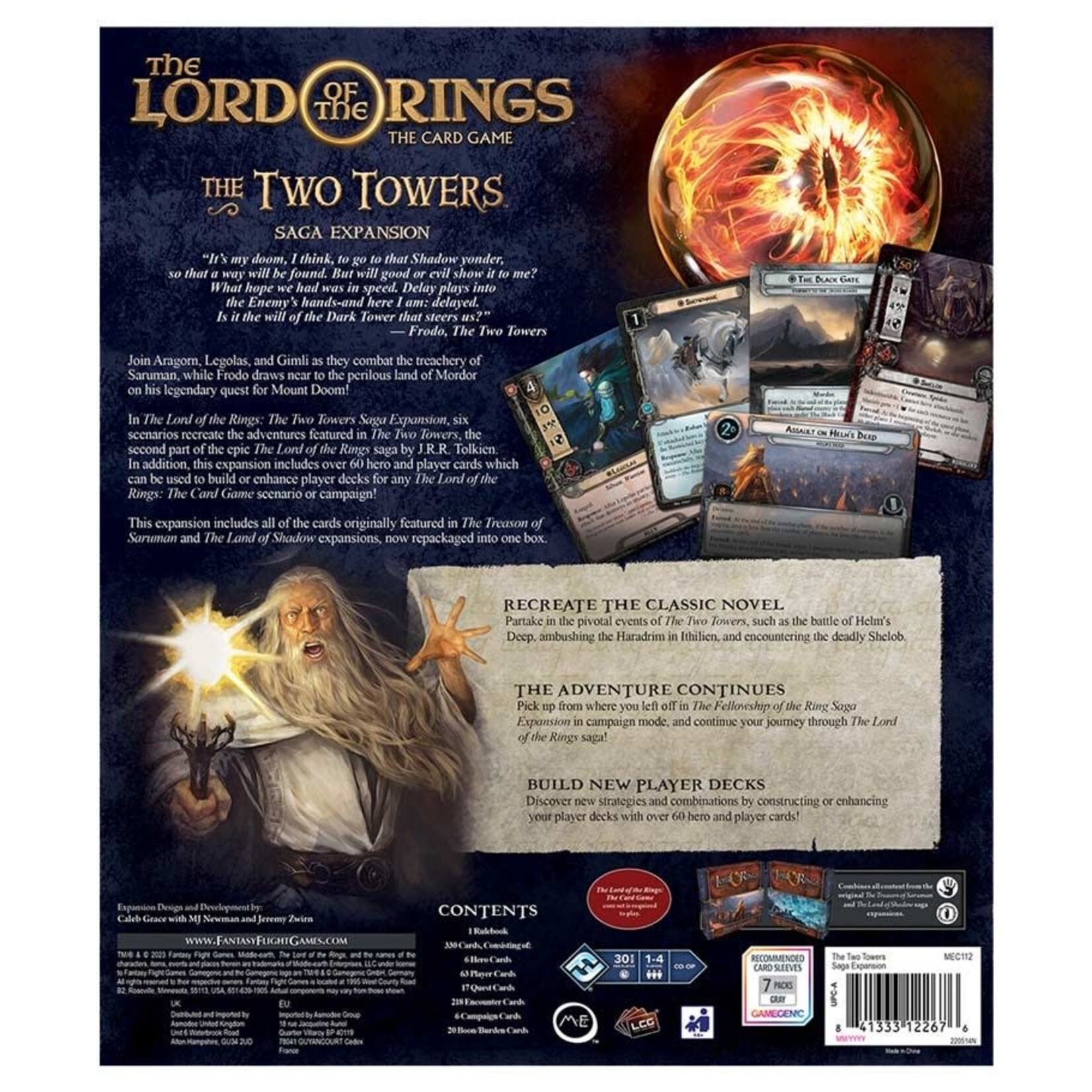 Fantasy Flight Games Lord of the Rings LCG: The Two Towers Saga Expansion