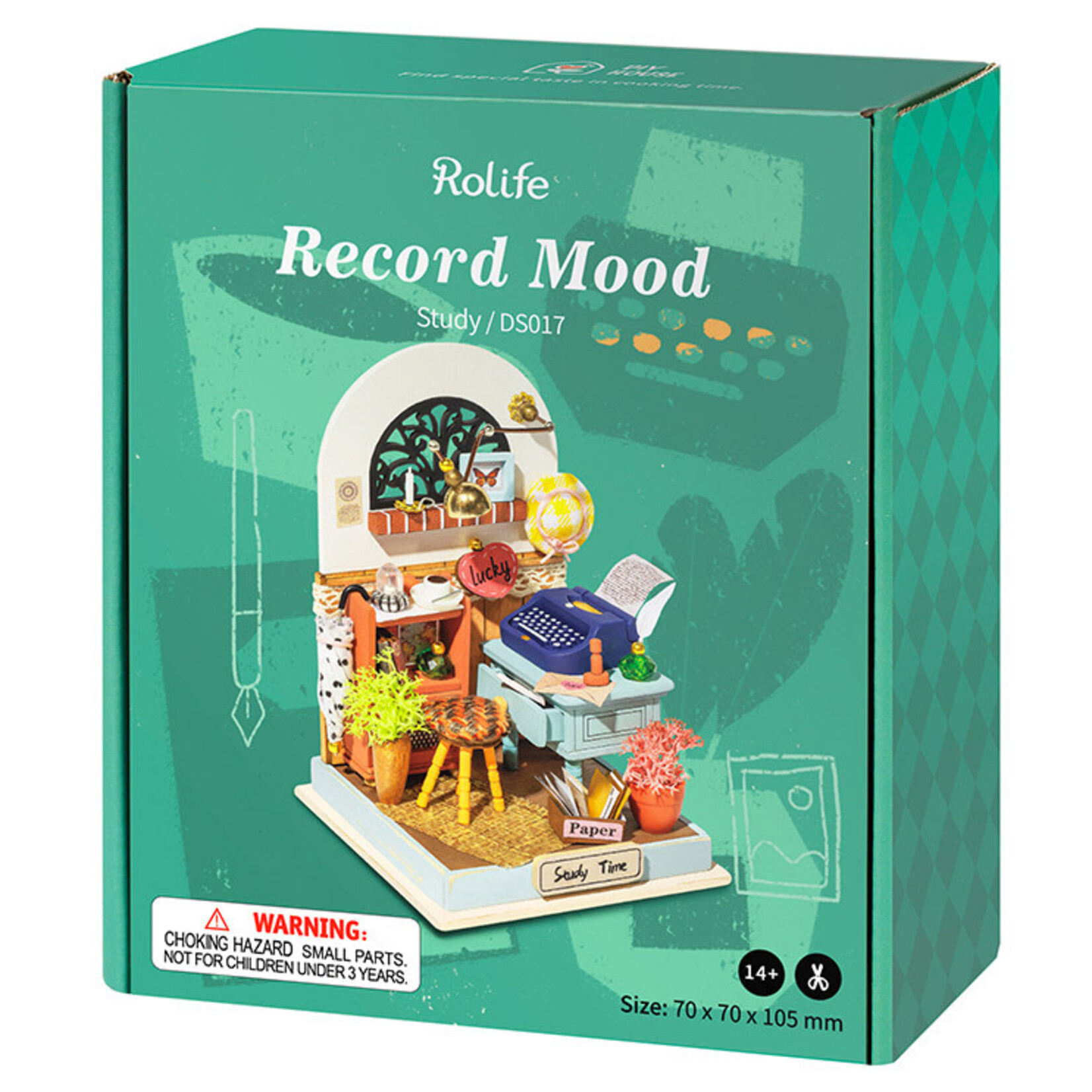 Robotime Record Mood - Study