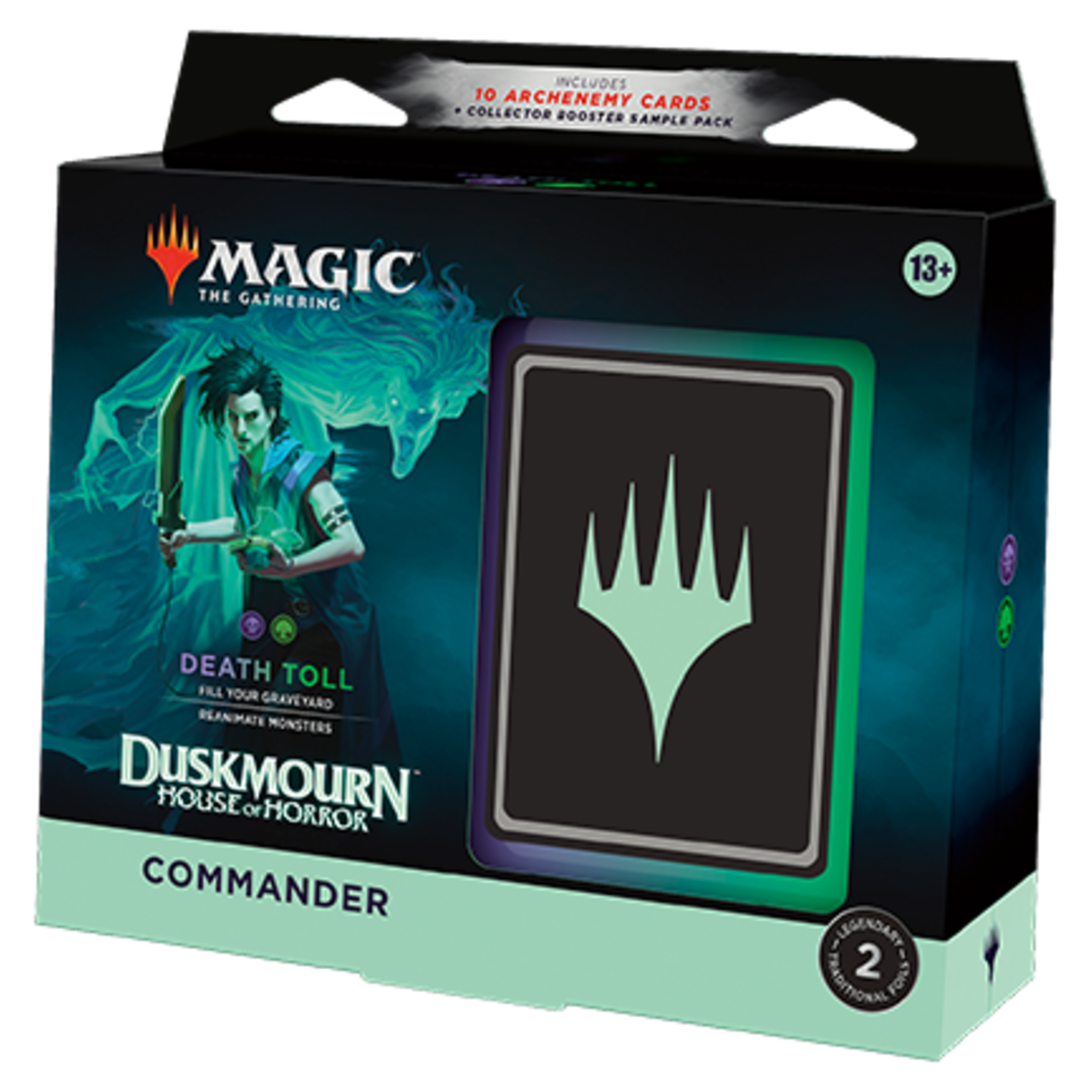 Wizards of the Coast Magic the Gathering CCG: Duskmourn - House of Horror Commander Deck DEATH TOLL