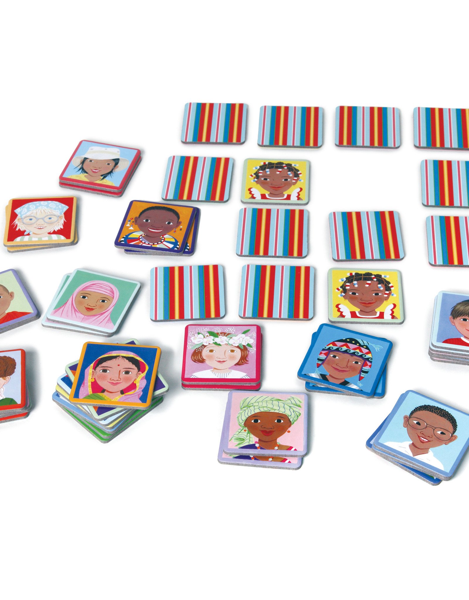 Eeboo I Never Forget a Face Matching & Memory Game