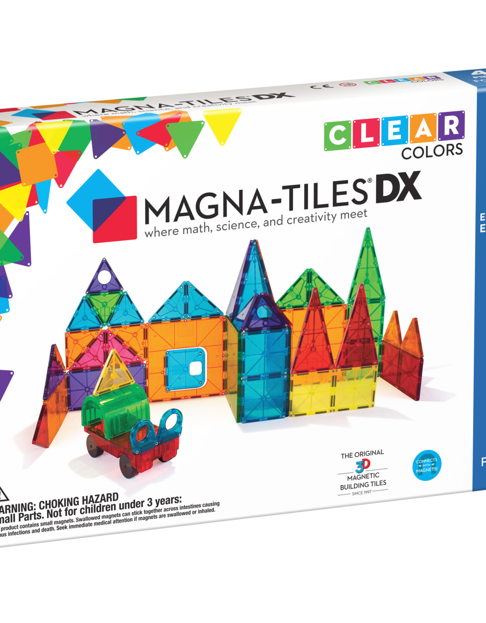 Magna-Tiles Magna-Tiles Clear DX 48 pc set