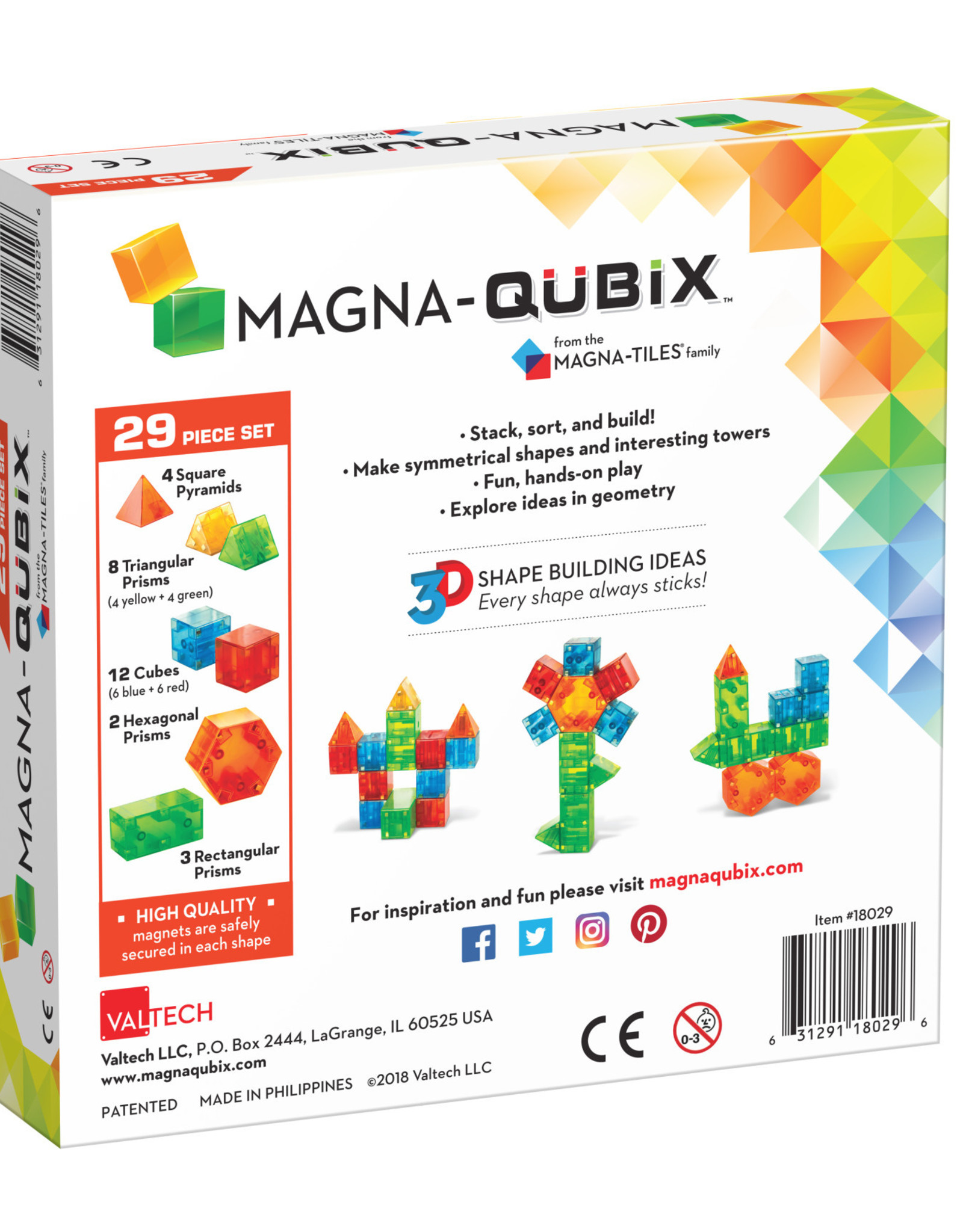 Magna-Tiles Magna Qubix 29 Piece Set