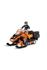 Bruder Snowmobile with driver and accessories