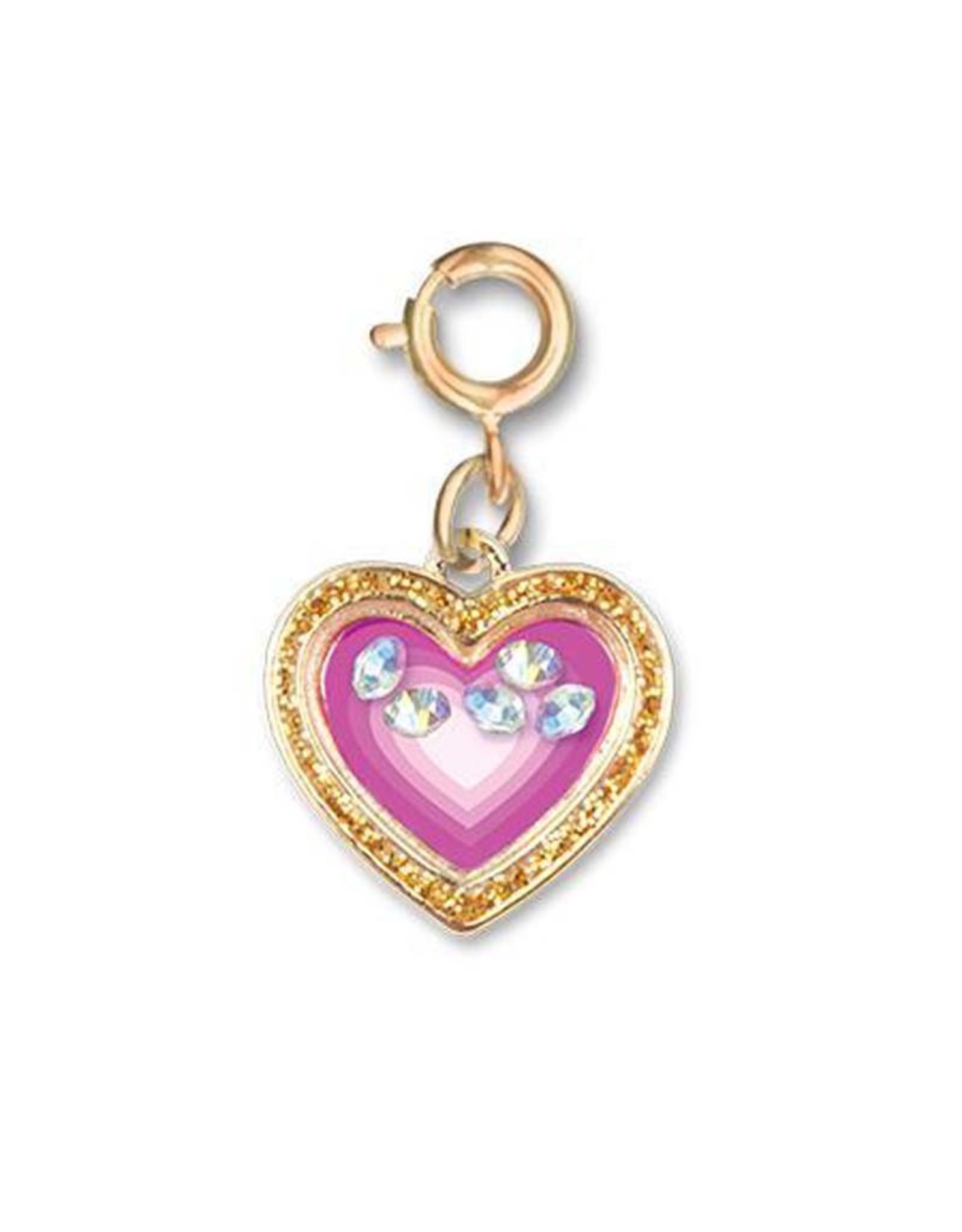 Charm It! Charm It! Gold Heart Shaker Charm