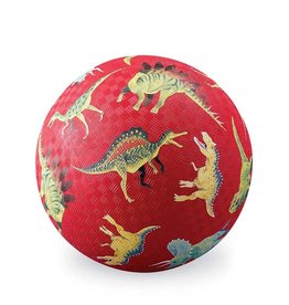 Crocodile Creek 5" Playground Ball/ Dinosaurs Red NEW!