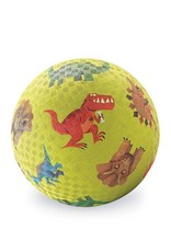 Crocodile Creek 7" Playground Ball Dinosaurs Green