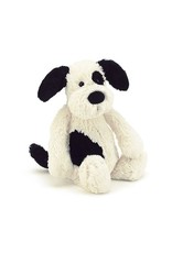 JellyCat Jellycat Bashful Black & Cream Puppy Small