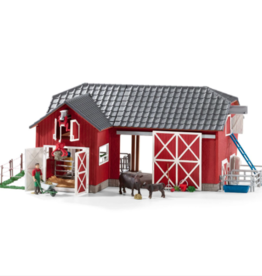 Schleich Schleich Large Red Barn with Animals and Accessories