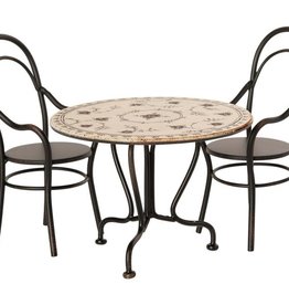 Maileg Maileg Dining Table Set with 2 Chairs