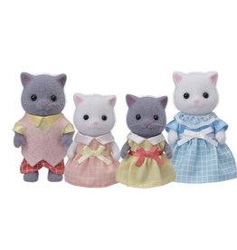 Calico Critters CC Persian Cat Family