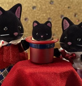 Calico Critters CC Midnight Cat Family