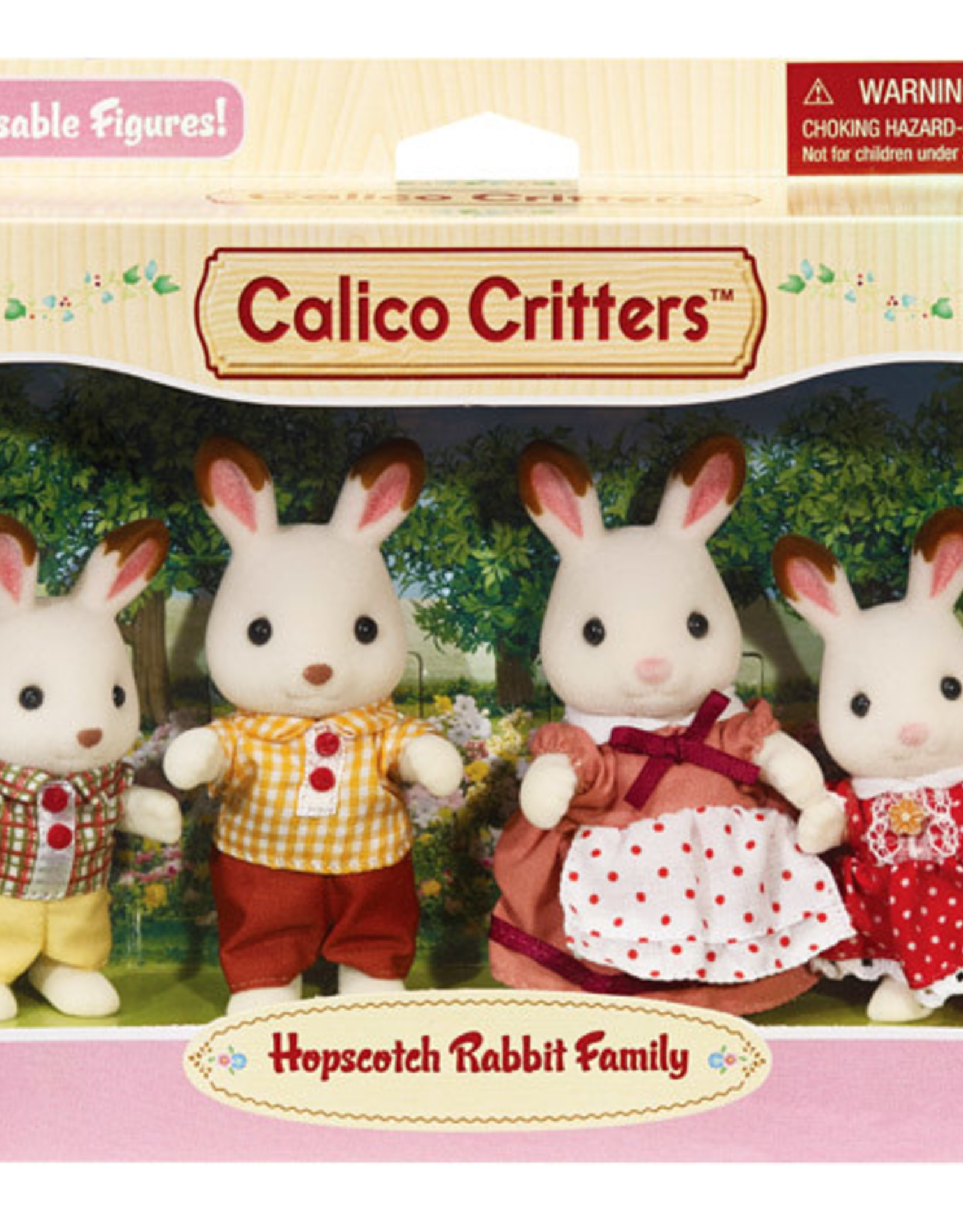 Calico Critters CC Hopscotch Rabbit Family